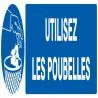 Panneau UTILISEZ LES POUBELLES 200x52 Taliaplast 620512