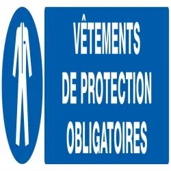 Panneau VETEMENTS DE PROTECT. OBLIGAT. Taliaplast 620519