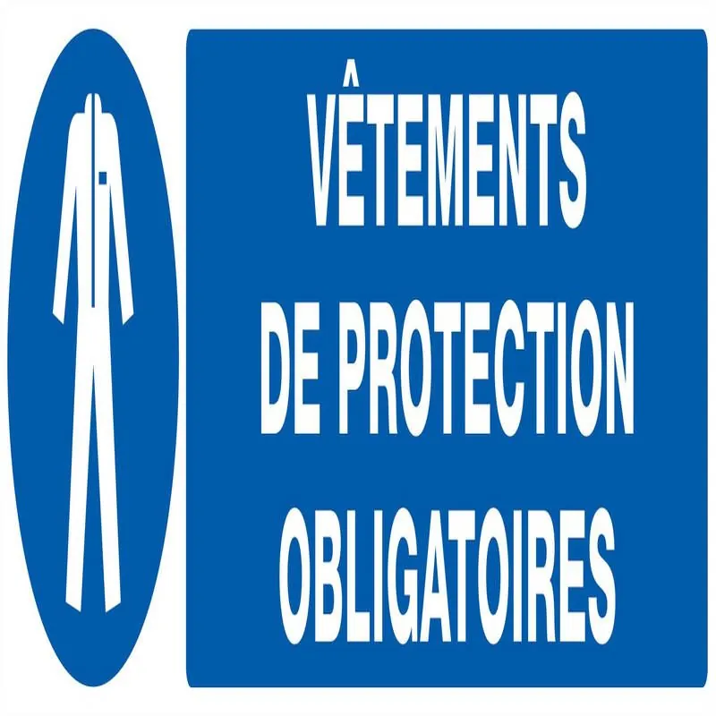Panneau VETEMENTS DE PROTECT. OBLIGAT. Taliaplast 620519