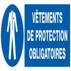 Panneau VETEMENTS DE PROTECT. OBLIGAT. Taliaplast 626519