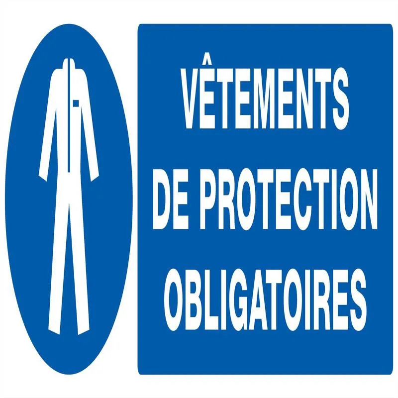 Panneau VETEMENTS DE PROTECT. OBLIGAT. Taliaplast 626519