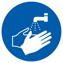 Panneau LAVAGE DES MAINS OBLIGATOIRE N Taliaplast 623537