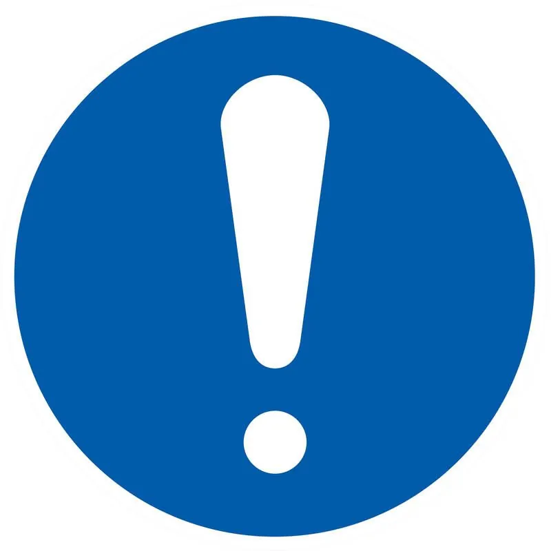Panneau ! OBLIGATION SIGNAL GENERAL NO Taliaplast 624526