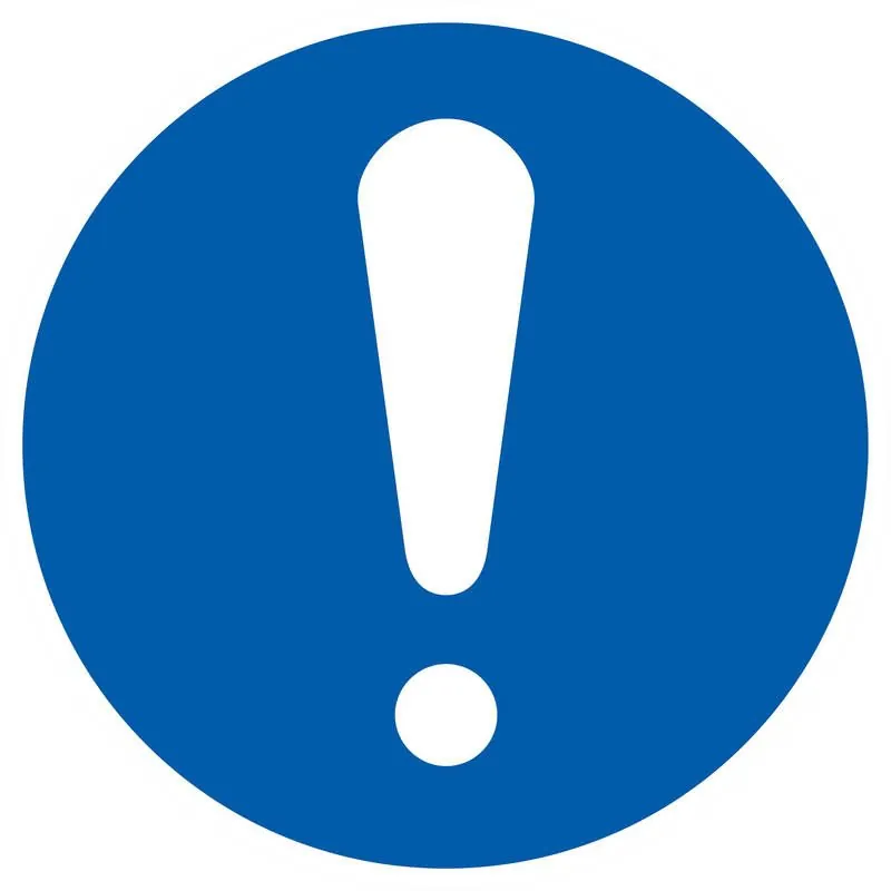 Panneau ! OBLIGATION SIGNAL GENERAL NO Taliaplast 622526