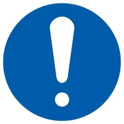 Panneau ! OBLIGATION SIGNAL GENERAL NO Taliaplast 623525