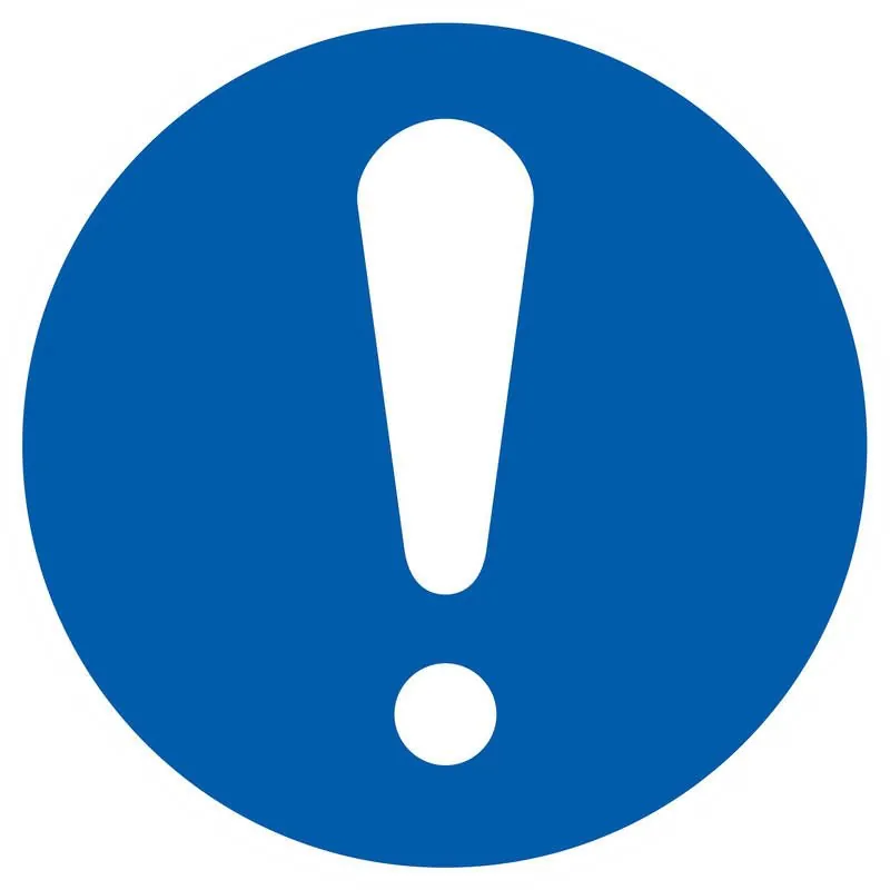 Panneau ! OBLIGATION SIGNAL GENERAL NO Taliaplast 623525