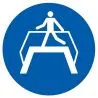 Panneau UTILISER LA PASSERELLE D.80 NO Taliaplast 624536