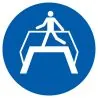 Panneau UTILISER LA PASSERELLE D.180 N Taliaplast 627502