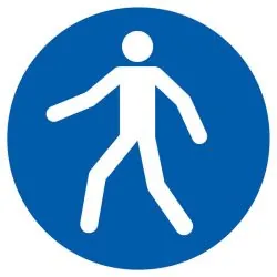 Panneau UTILISER LE PASSAGE NORMASIGN Taliaplast 627528
