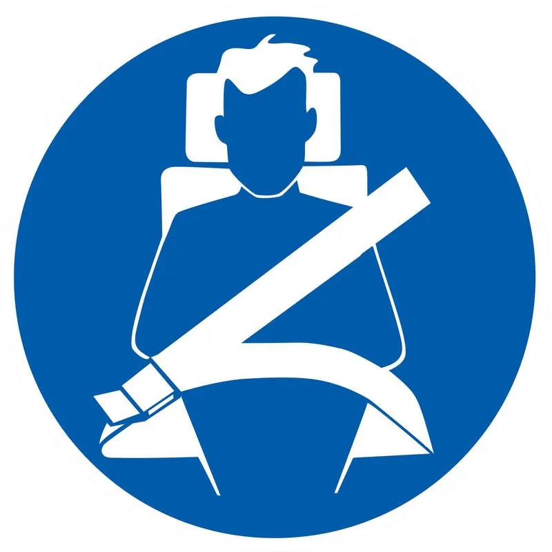 Panneau CEINT.SECURITE OBLIGATOIRE NOR Taliaplast 624559