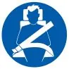 Panneau CEINT.SECURITE OBLIGATOIRE NOR Taliaplast 624559