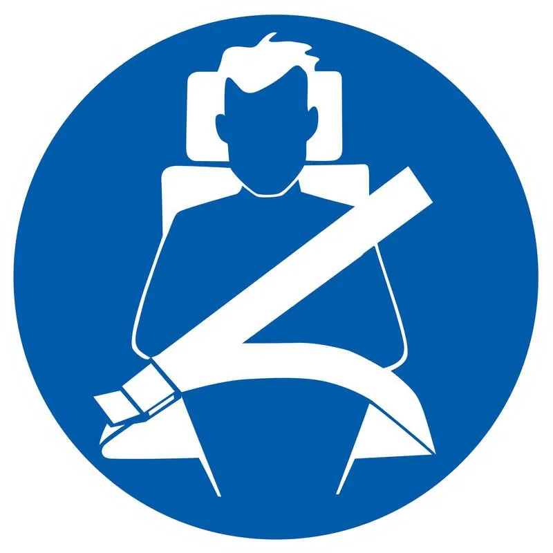 Panneau CEINTURE SECURITE OBLIGATOIRE Taliaplast 623559