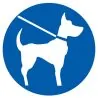 Panneau CHIEN EN LAISSE OBLIGATOIRE NO Taliaplast 624544