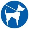Panneau CHIEN EN LAISSE OBLIGATOIRE NO Taliaplast 622544