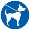 Panneau CHIEN EN LAISSE OBLIGATOIRE NO Taliaplast 623544