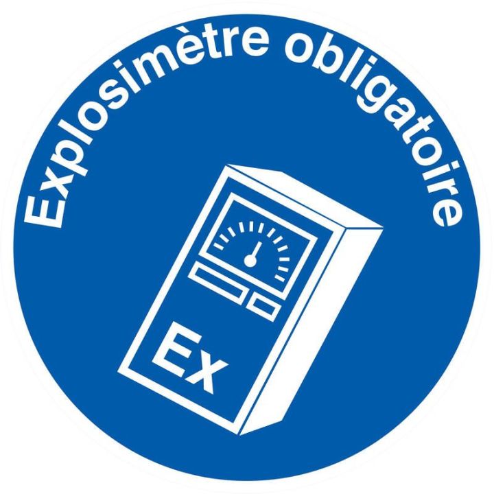 Panneau EXPLOSIMETRE OBLIGATOIRE NORMA Taliaplast 624571