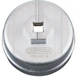 Cloche filtre à huile 3/8  64 .5mm 14 pans 1 encoche du coffret 150.9210. KSTOOLS 150.9212 | 150.9212