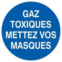 Panneau GAZ TOX.METTEZ VOS MASQUES NOR Taliaplast 627537