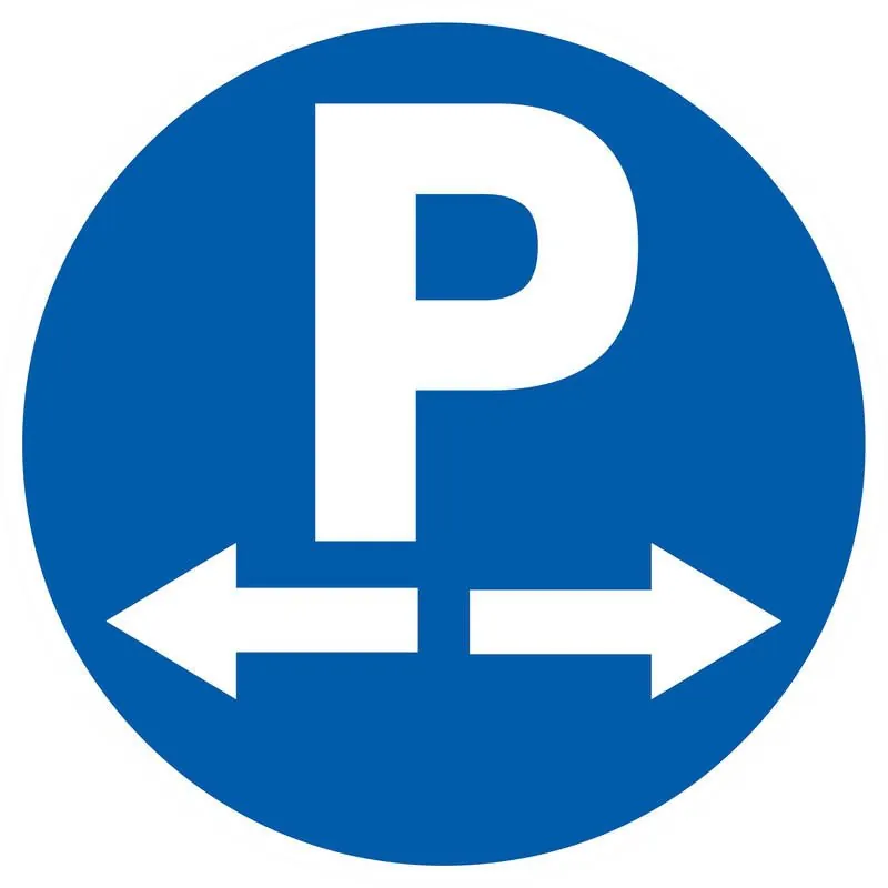 Panneau PARKING DANS LES DEUX SENS NOR Taliaplast 627575