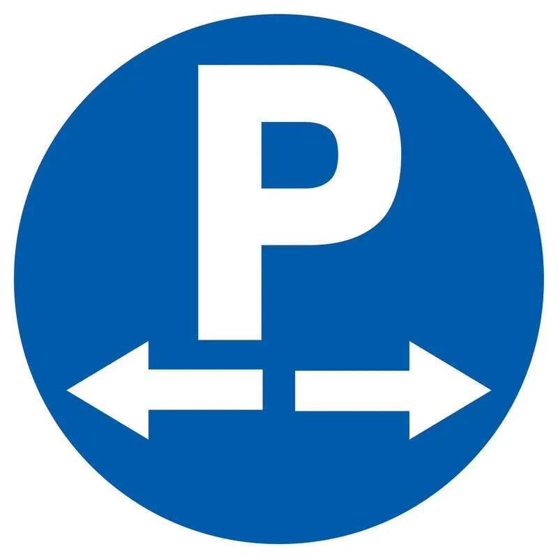 Panneau PARKING DANS LES DEUX SENS NOR Taliaplast 622575