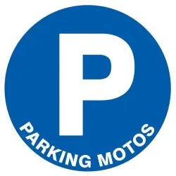 Panneau PARKING MOTOS D.80 NORMASIGN D Taliaplast 624576