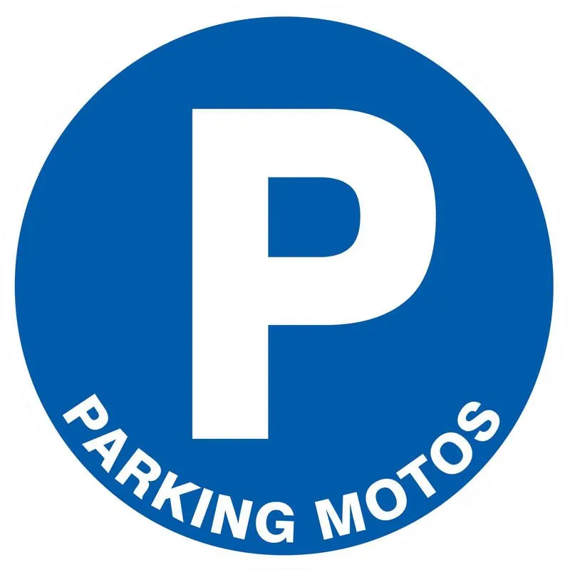 Panneau PARKING MOTOS D.80 NORMASIGN D Taliaplast 624576