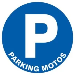 Panneau PARKING MOTOS NORMASIGN D.180 Taliaplast 627576