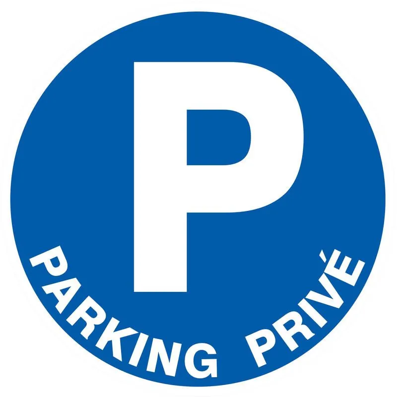 Panneau PARKING PRIVE D.80 NORMASIGN D Taliaplast 624524