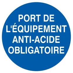 Panneau PORT EQ.ANTI- ACID.OBLI. D.80 Taliaplast 624535