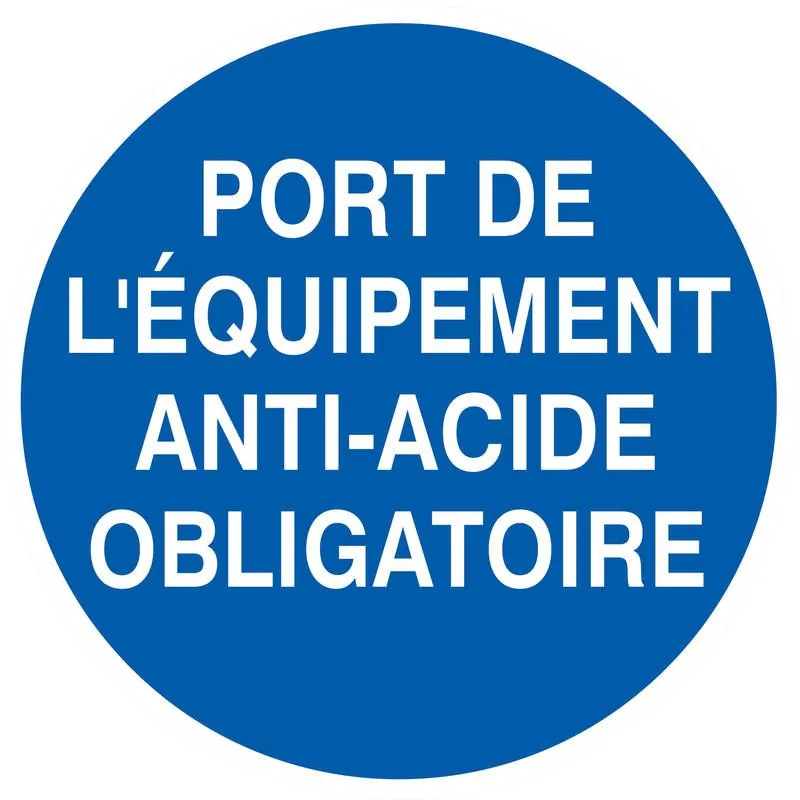 Panneau PORT EQ.ANTI- ACID.OBLI. D.80 Taliaplast 624535