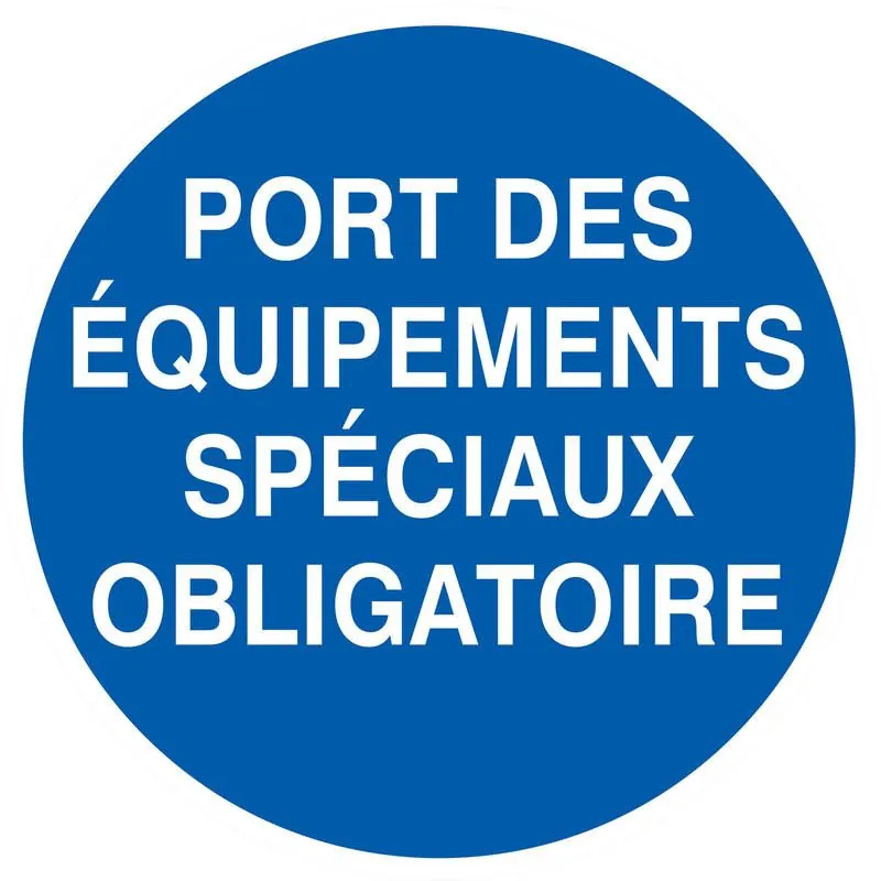 Panneau PORT EQUIP. SPEC.OBLIG D.80 NO Taliaplast 624530