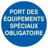 Panneau PORT EQUIP.SPEC.OBLIG. D.300 N Taliaplast 622530