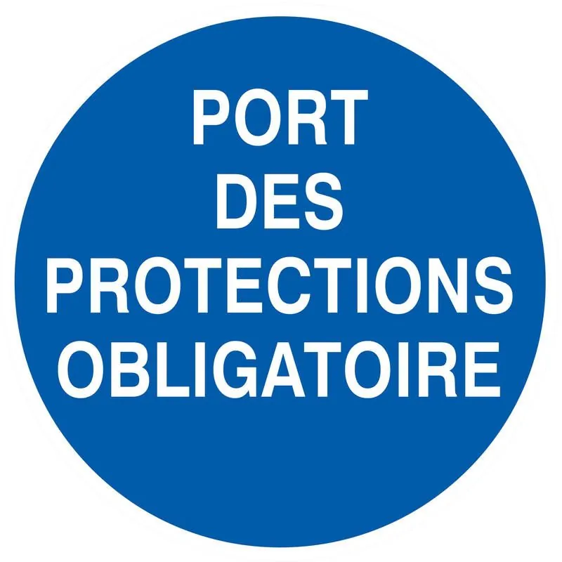 Panneau PORT DES PROT. OBLIGAT. D.80 N Taliaplast 624533