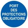 Panneau PORT DES PROT. OBLIGAT. D.80 N Taliaplast 624533