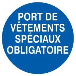 Panneau PORT VETEMTS SPEC.OBLIG D.80 N Taliaplast 624529