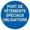 Panneau PORT VETEMENTS SPEC.OBLIG D300 Taliaplast 622529