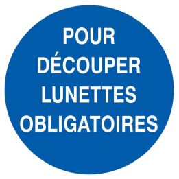 Panneau POUR DECOUP. LUNET.OBLI D.80 N Taliaplast 624531