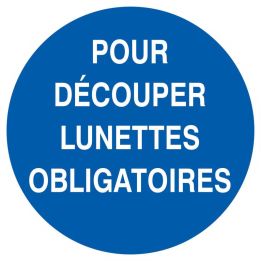 Panneau POUR DECOUP.LUN OBLIG D.300 NO Taliaplast 622531