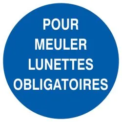 Panneau POUR MEULER LUN OBLIG D.300 NO Taliaplast 622528