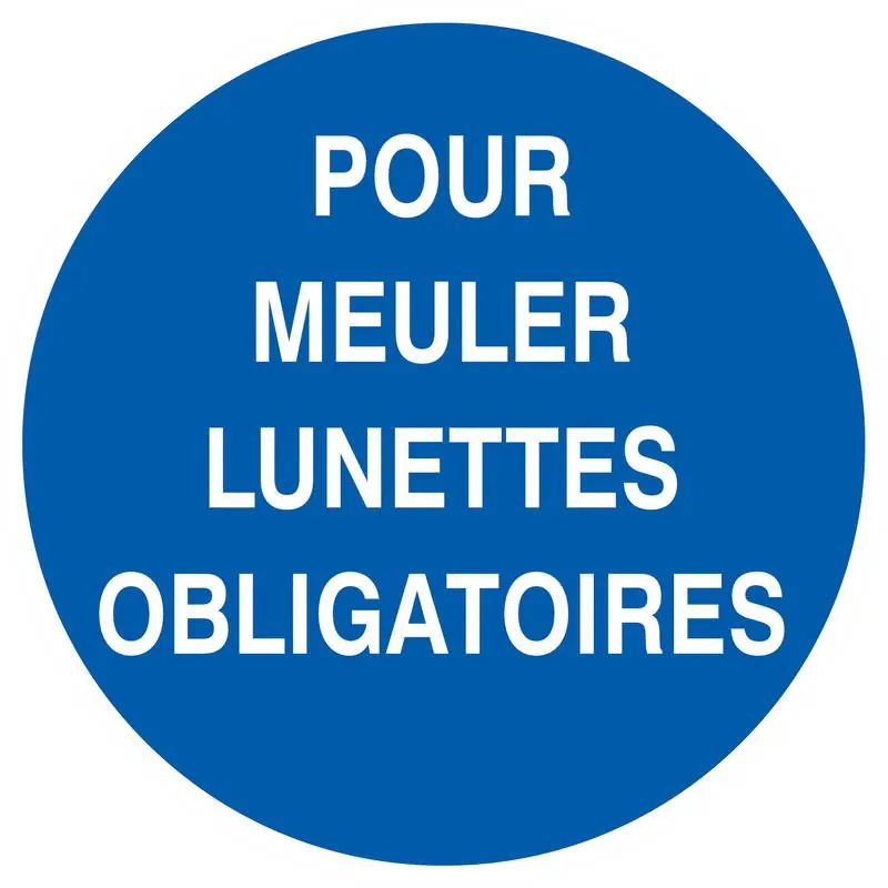 Panneau POUR MEULER LUN..OBLIG D.420 N Taliaplast 623527
