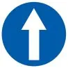 Panneau SENS OBLIGATOIRE NORMASIGN D.8 Taliaplast 624578