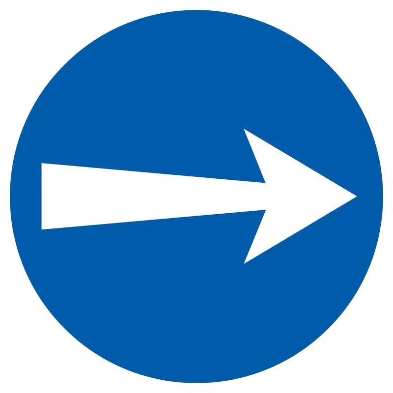 Panneau SENS OBLIGATOIRE D.300 NORMASI Taliaplast 622527