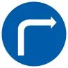Panneau VIRAGE DROITE NORMASIGN D.180 Taliaplast 627579