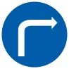 Panneau VIRAGE DROITE D.420 NORMASIGN Taliaplast 623579