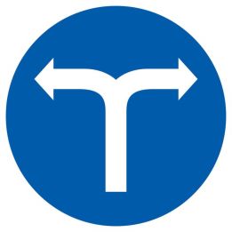 Panneau VIRAGE DROITE OU GAUCHE D.300 Taliaplast 622581