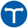 Panneau VIRAGE DROITE OU GAUCHE D.300 Taliaplast 622581