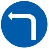Panneau VIRAGE A GAUCHE D.3 NORMASIGN Taliaplast 622580