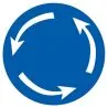 Panneau SENS GIRATOIRE D.80 NORMASIGN Taliaplast 624586