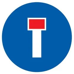 Panneau VOIE SANS ISSUE D.80 NORMASIGN Taliaplast 624587