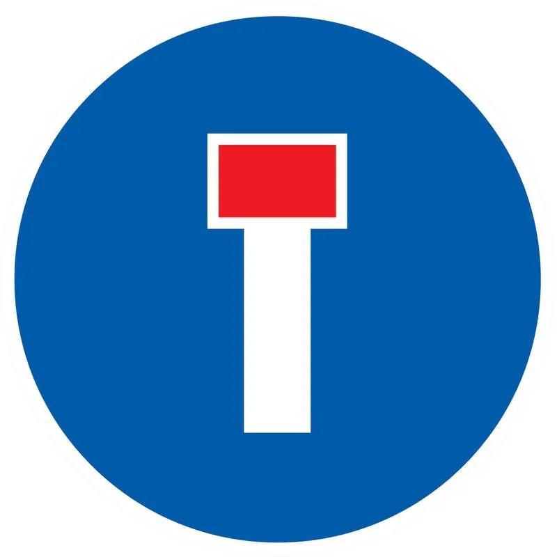 Panneau VOIE SANS ISSUE D.80 NORMASIGN Taliaplast 624587